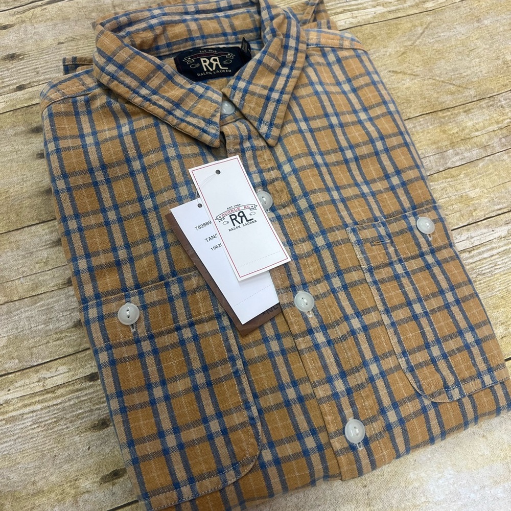 Ralph Lauren Double RL RRL Plaid Shirt